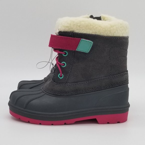 Cat &Jack Girls Winter Boots Pink Valmai Thermolite insulation NWT Size 7 Cat &Jack Girls Winter Boots Pink Valmai Thermolite insulation NWT Size 7